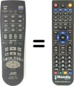 Gleichwertige Fernbedienung JVC HR-J672