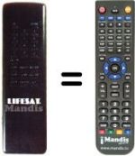 Replacement remote control LS 2400