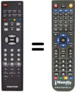 Télécommande équivalente United LTW 26X96