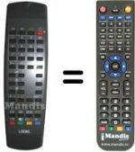 Replacement remote control Loewe 68432