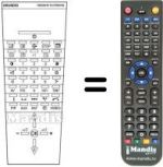 Télécommande équivalente Grundig M 55-911