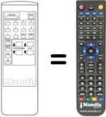 Télécommande équivalente M 8814