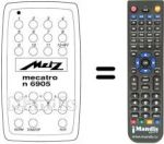 Télécommande équivalente MECATRON 6806