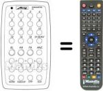 Télécommande équivalente MECATRON 6810