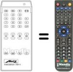 Télécommande équivalente MECATRON 7210