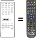 Télécommande équivalente MECATRON 7400