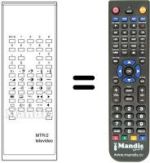 Télécommande équivalente MTR 2