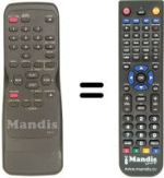 Télécommande équivalente Funai NA 175