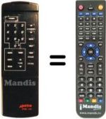 Télécommande équivalente SR 031 A