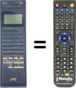Replacement remote control JVC HR-D530 E