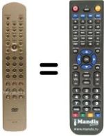 Télécommande équivalente RC-17 DV