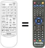 Replacement remote control RC-536