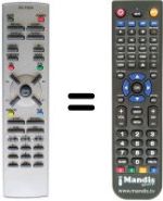 Télécommande équivalente NordMende NMF 2950 SE