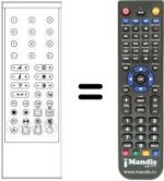 Télécommande équivalente RC 1002