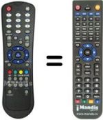 Replacement remote control Nikkei NK 1581 LD