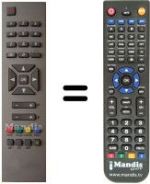 Télécommande équivalente RC 1241