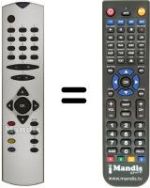 Télécommande équivalente RC 1243