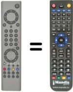 Télécommande équivalente RC 1546