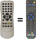 Télécommande équivalente Marantz LC 2000