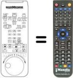 Télécommande équivalente RC 2207 X