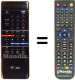 Télécommande équivalente Crosley VRP 5025