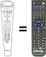 Télécommande équivalente RC 4205 X