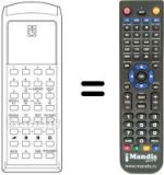 Télécommande équivalente RC 45