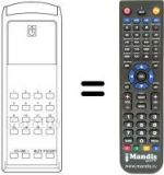 Télécommande équivalente TC 6050