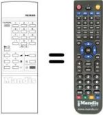 Télécommande équivalente RC 688