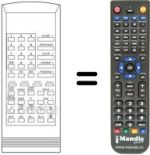 Télécommande équivalente RC 70