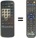 Replacement remote control RC 70 / 1-9202