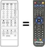 Replacement remote control RC 7607