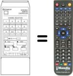 Télécommande équivalente RC 81