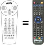 Replacement remote control RC 8224 / 00