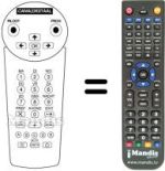 Replacement remote control RC 8233 / 00