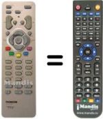 Télécommande équivalente Hifivox 15 LCDM 03 B