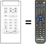 Télécommande équivalente RCT 3707 C