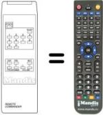 Replacement remote control UNIVERSUM 7285372