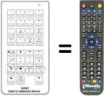 Replacement remote control Sony KV-2207 UB
