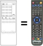 Télécommande équivalente Sony KV-2062 MR