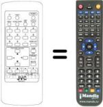 Télécommande équivalente JVC C 14Z