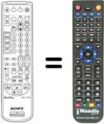 Télécommande équivalente Sony KV-21 V6B