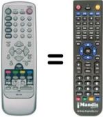 Télécommande équivalente VOXSON V-27 DMBT