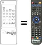 Télécommande équivalente RM 103