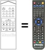 Replacement remote control C 15012 Z