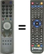 Télécommande équivalente JVC HV-32D25