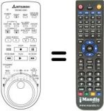 Replacement remote control RM M25-43301