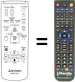 Replacement remote control RM M50-57601