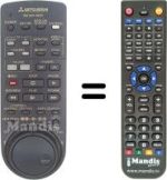 Replacement remote control RM M57-48001