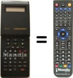 Télécommande équivalente Grundig GV-2392 VPT